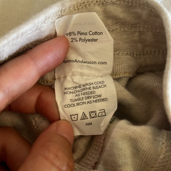 Hanna Andersson Flower Rainbow Reversible Relaxed Sweats Jogger Pants US 3 - Picture 7 of 8